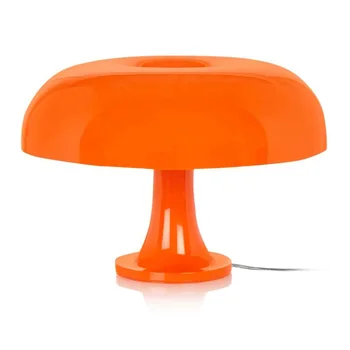 Оранжевая настольная лампа с датским грибом, декоративное освещение для внутреннего освещения спальни, настольная лампа, прикроватные лампы, декоративное освещение
