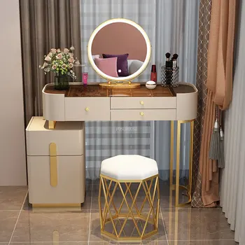 Итальянские креативные комоды для дома Дизайнерская мебель для спальни Легкий Роскошный туалетный столик В скандинавском стиле для хранения в гостиной