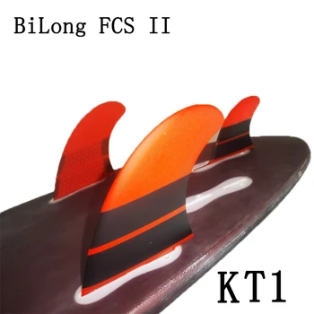 BiLong FCS II KT1/ Side Twin + Стабилизатор Из Стекловолокна Performance CoreTri Комплект Плавников Для доски для серфинга 3шт Комплект Ласт Для серфинга