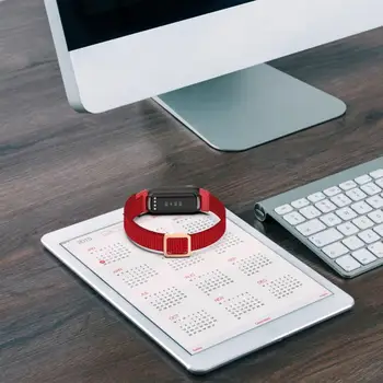 Утолщенный сменный ремешок плетеный ремешок для часов, нейлоновый ремешок для Fitbit Luxe, эластичный водонепроницаемый