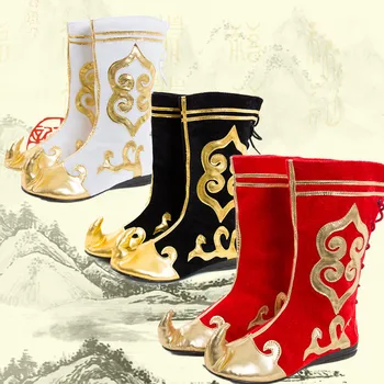китайские монгольские сапоги, обувь для косплея Sun wu kong, обувь для короля обезьян, сапоги для национальных танцев для косплея рыцаря-фехтовальщика
