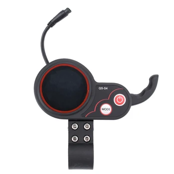 Приборный дисплей Электрического скутера Черный ЖК-дисплей Защита дроссельной заслонки QS S4 Zero 8 9 10 8X 10X 130x110x40 мм