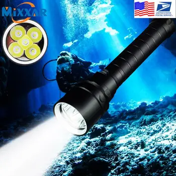 Дропшиппинг ZK20 Фонарик для дайвинга Подводные фонарики для подводного плавания 100-метровый фонарь для безопасного погружения для подводных видов спорта