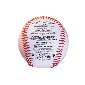 Бейсбол для соревнований, который вы никогда не потеряете, напечатанная буква, прочный бейсбол, отличные подарки для мальчиков