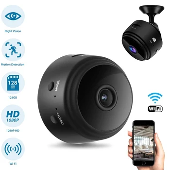Мини-камера A9 1080P WiFi Беспроводной мониторинг безопасности Защита Ultra HD Камера удаленного мониторинга Видеонаблюдение Smarthome