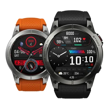 1,43-дюймовые смарт-часы с голосовым вызовом премиум-класса с GPS-навигатором, умные спортивные часы для Zeblaze Stratos 3