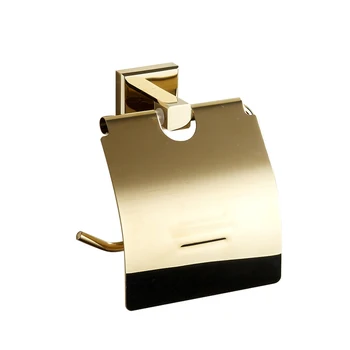 Европейский золотой медный держатель для салфеток ретро аксессуары для ванной комнаты из цельной латуни установка коробки для полировки