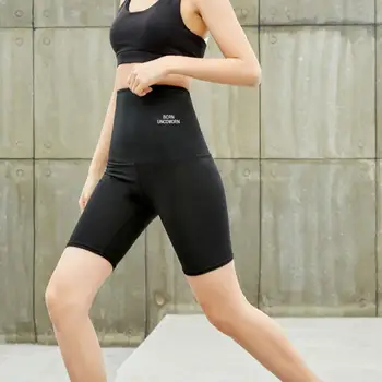 Женские спортивные штаны для фитнеса и бега, спортивные облегающие штаны для бега, брюки для коррекции фигуры, штаны для йоги с пятью точками, Брюки для йоги