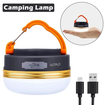 10 Вт Светодиодный фонарь для кемпинга, лампа для палатки, USB-зарядка, портативный фонарь для кемпинга с магнитом, ночная аварийная подвесная лампа для походов на открытом воздухе