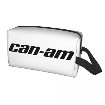 Изготовленная на заказ сумка для туалетных принадлежностей Can-Am для женщин, органайзер для косметики для мотоциклов BRP, чехол для хранения косметики для леди
