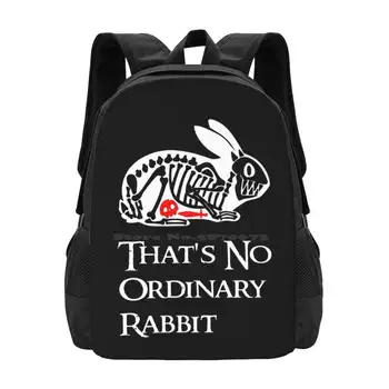 Это необычный кролик-Rabbit Of Caerbannog-Британская комедийная школьная сумка, рюкзак большой емкости, ноутбук Rabbit Of Caerbannog