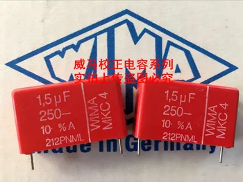 Бесплатная доставка 5шт/10шт WIMA Германия конденсатор MKC4 250V 1,5 МКФ 250V 155 1U5 P = 27,5 мм