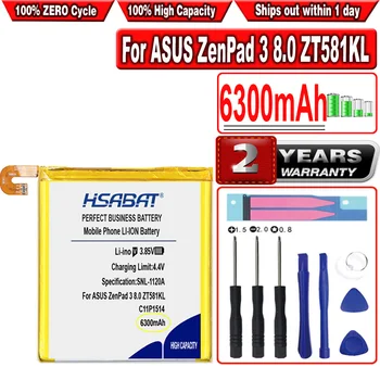 Аккумулятор HSABAT 6300 мАч Высокой Емкости C11P1514 Для Смартфона ASUS ZenPad 3 8,0 ZT581KL