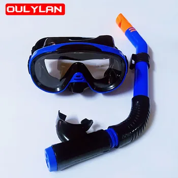 Oulylan Новая Профессиональная маска для подводного плавания с трубкой, Очки для подводного плавания, Набор трубок для подводного плавания, Маска для подводного плавания для взрослых Унисекс