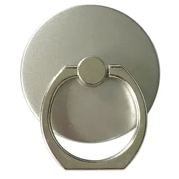 Круглое кольцо-держатель Подставка для мобильного телефона Серебро