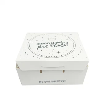 дизайн customizd Индивидуальные коробки для выпечки с логотипом коробка для десерта бумажная упаковка коробки для упаковки печенья для пончика для торта