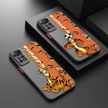Чехол для телефона Redmi Note 12 11 11T 11S 10 9 8 7 8T 9S 9T Pro Plus 9C 9A 10C 10S 12C K40 Матовый Capa Disney Winnie Tiger