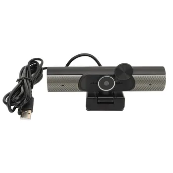 Веб-камера ПК Автоматическая калибровка цвета освещения Поворот на 360 градусов по горизонтали с отверстием с резьбой 1/4 для прямой трансляции