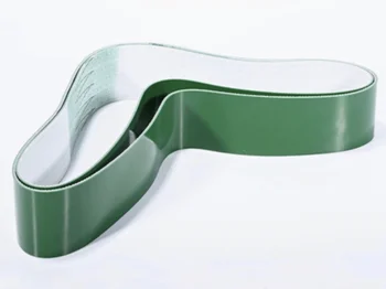 Периметр: конвейерная лента из зеленого ПВХ 4500x98x2 мм