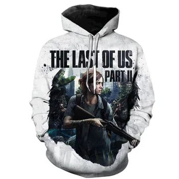 Горячие толстовки The Last Of Us с 3D принтом, толстовка для косплея с игровой графикой, Мужская Женская модная уличная одежда, Пуловеры, мужские пальто с капюшоном