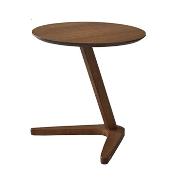 Приставной столик из скандинавского массива дерева маленький чайный столик бытовой диван приставной столик гостиная Мини чайный столик угловой маленький домик круглый простой