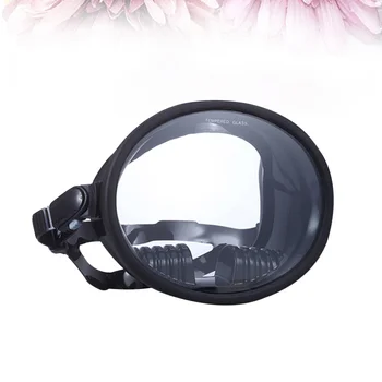 1 шт. силиконовая маска, очки для дайвинга с широким полем зрения, очки для плавания с защитой от запотевания, очки для дайвинга (черные)