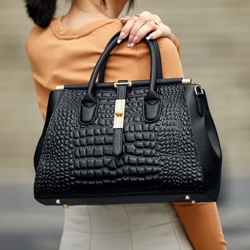 Оригинальные женские сумки из натуральной коровьей кожи 2023, новые модные женские сумки-тоут, дизайнерская Большая Функциональная сумка #YC228
