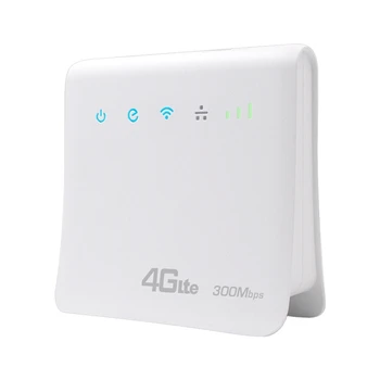 Wi-Fi-маршрутизаторы MOOL 300 Мбит /с, мобильный маршрутизатор 4G LTE CPE с портом LAN, поддержка SIM-карты, портативный беспроводной Wi-Fi-маршрутизатор-штепсельная вилка ЕС