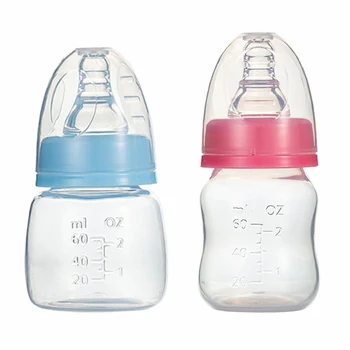 Силиконовые Аксессуары для куклы-Реборн 60 мл Пластиковая детская бутылочка Бутылочка для куклы-Реборн Устойчивая к падению детская бутылочка Силиконовые детские бутылочки