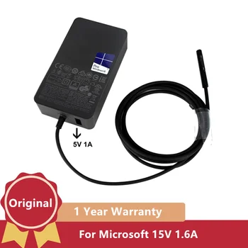 15V 1.6A 24W Зарядное Устройство для Microsoft Surface GO/Book/Pro4 M3 Портативный 1824 1736 1735 Адаптер Переменного Тока Портативный Источник Питания