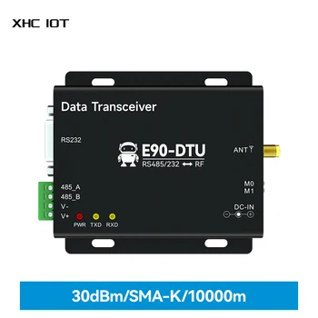 XHCIOT E90-DTU (400SL30) RS232 RS485 LoRa Модем Modbus IoT Приемник 30 дБм 10 км Long Range LBT RSSI Беспроводной передатчик данных