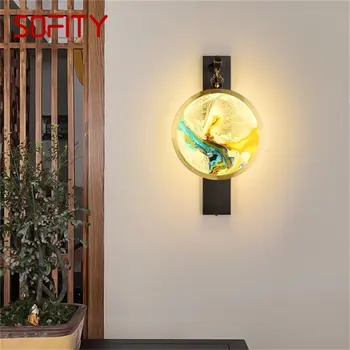 ЖЕСТЯНЫЕ настенные светильники для помещений Латунные Роскошные светодиодные бра Современный настенный светильник для дома Спальни Гостиной Офиса