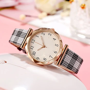 2023 НОВЫЕ женские часы С простым винтажным маленьким кожаным ремешком, повседневные спортивные наручные часы, платье, женственные наручные часы Reloj Mujer