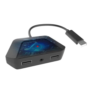 Адаптер-конвертер клавиатуры и мыши JYS с функцией озвучивания, совместимый с преобразованием хостов серии PS3 / PS4 / Xbox / Switch