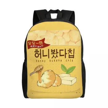 Аниме-игра Mystic Messenger Honey Buddha Chip, Рюкзак для ноутбука, женская Мужская базовая сумка для книг, сумки для студентов колледжа