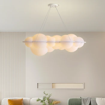 Современные облака, светодиодные подвесные светильники, скандинавский дизайнер, PE Hanglamp для украшения гостиной, Индивидуальные лампы для спальни, Домашнее освещение