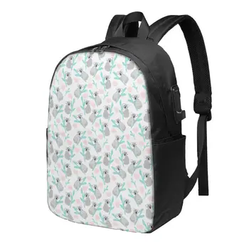 Детский школьный рюкзак для животных Коала большой емкости, модный Водонепроницаемый Регулируемый спортивный рюкзак для путешествий