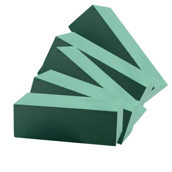 5 шт. Цветочный блок Цветочные кирпичики Зеленый влажный блок для цветочных композиций, высушенных или влажных