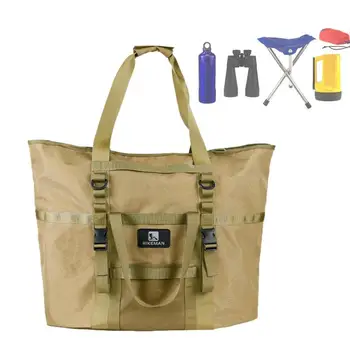 Сумка-тоут для хранения в кемпинге, уличная пляжная сумка-тоут большой емкости, походный рюкзак, водонепроницаемая сумка для кемпинга