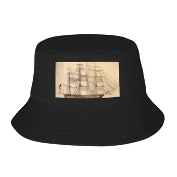 Новая широкополая шляпа USS Constitution, пляжная кепка с помпонами, походная шляпа, винтажная кепка, мужская и женская