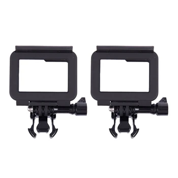 2X Пластиковый защитный стандартный чехол с рамкой для экшн-камеры Gopro Hero 5 Black