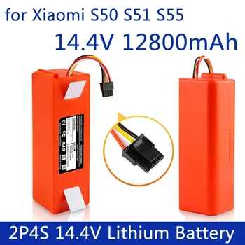 Batería de iones de litio de 14,4 V para aspiradora robótica Xiaomi Roborock S50, S51, S55, accesorio de repuesto