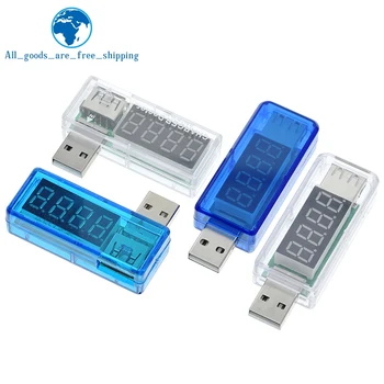 Цифровой измеритель зарядного тока мобильного устройства USB, измеритель напряжения, зарядное устройство Mini USB, вольтметр, амперметр, становится прозрачным