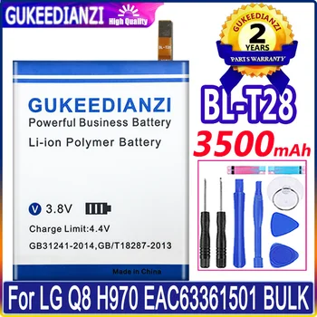 GUKEEDIANZI BL-T28 BLT28 Аккумулятор емкостью 3500 мАч для LG Q8 H970 EAC63361501 BULK L-03K, LMQ610EM, Q7 Alpha, Q720K, Q725K, Q610MA, Q7 +, Q7 Plus