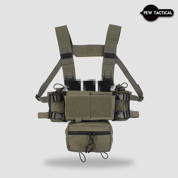Pew Tactical Military MK3 Chest Rig System D3 Cordura Fabric 500D Оригинальный матовый СТРАЙКБОЛ