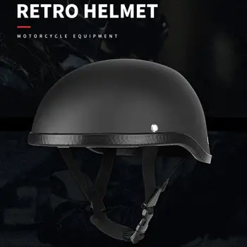 Важный Безопасный шлем Нейлоновая тесьма Винтажный АБС мотоциклетный Полушлем Защитный шлем Быстроразъемная пряжка