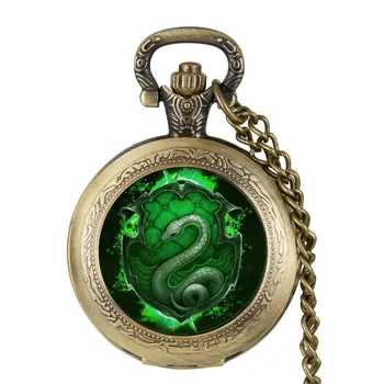 Новое модное ожерелье в виде змеи, кварцевые карманные часы для мужчин, женщин, подарки для детей HB013-2 reloj hombre