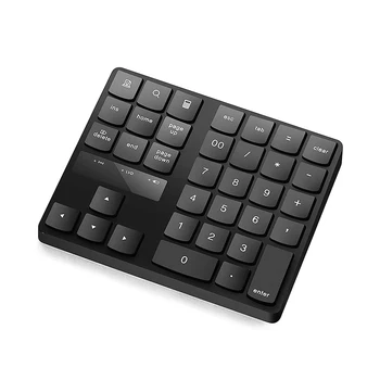 Беспроводная цифровая клавиатура 2.4 G, 35 клавиш, цифровая клавиатура USB, USB-клавиатура для зарядки ноутбука, настольного ПК