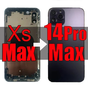 Большая камера для iPhone XsMax типа 14Promax с 6,5-дюймовым корпусом для моделей A1921, A2101, A2102 Замена отдельной задней панели камеры