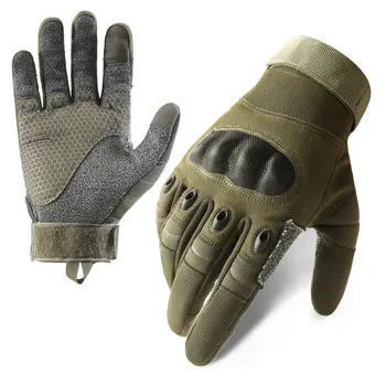 Тактические перчатки Мужские для скалолазания на открытом воздухе, оболочка спецназа, устойчивая к порезам, Трансграничные Защитные перчатки для верховой езды с полными пальцами